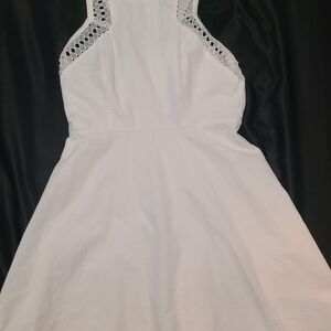 American Eagle Outfitters White Backless Dress